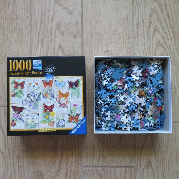 Ravensburger 1000 Piece Jigsaw Puzzle "Butterfly Splendors" - Picture 5 of 6